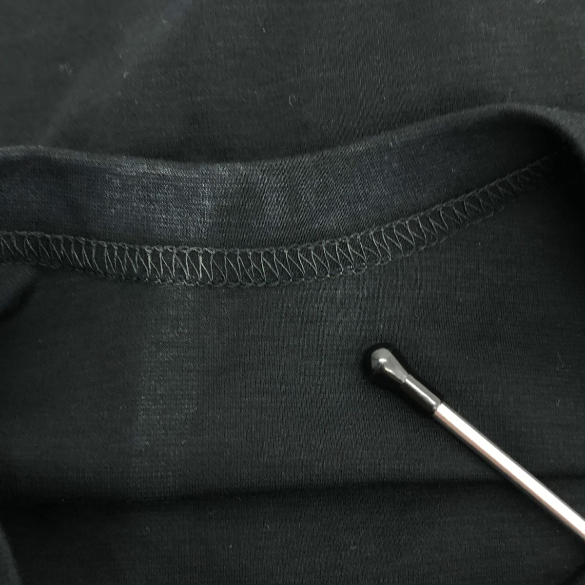 【美品】  noir kei ninomiya / ノワールケイニノミヤ | 2024SS | コットン チュールドッキング クルーネックカットソー | M | ブラック | レディース 美品】 noir kei ninomiya / ノワールケイニノミヤ | 2024SS