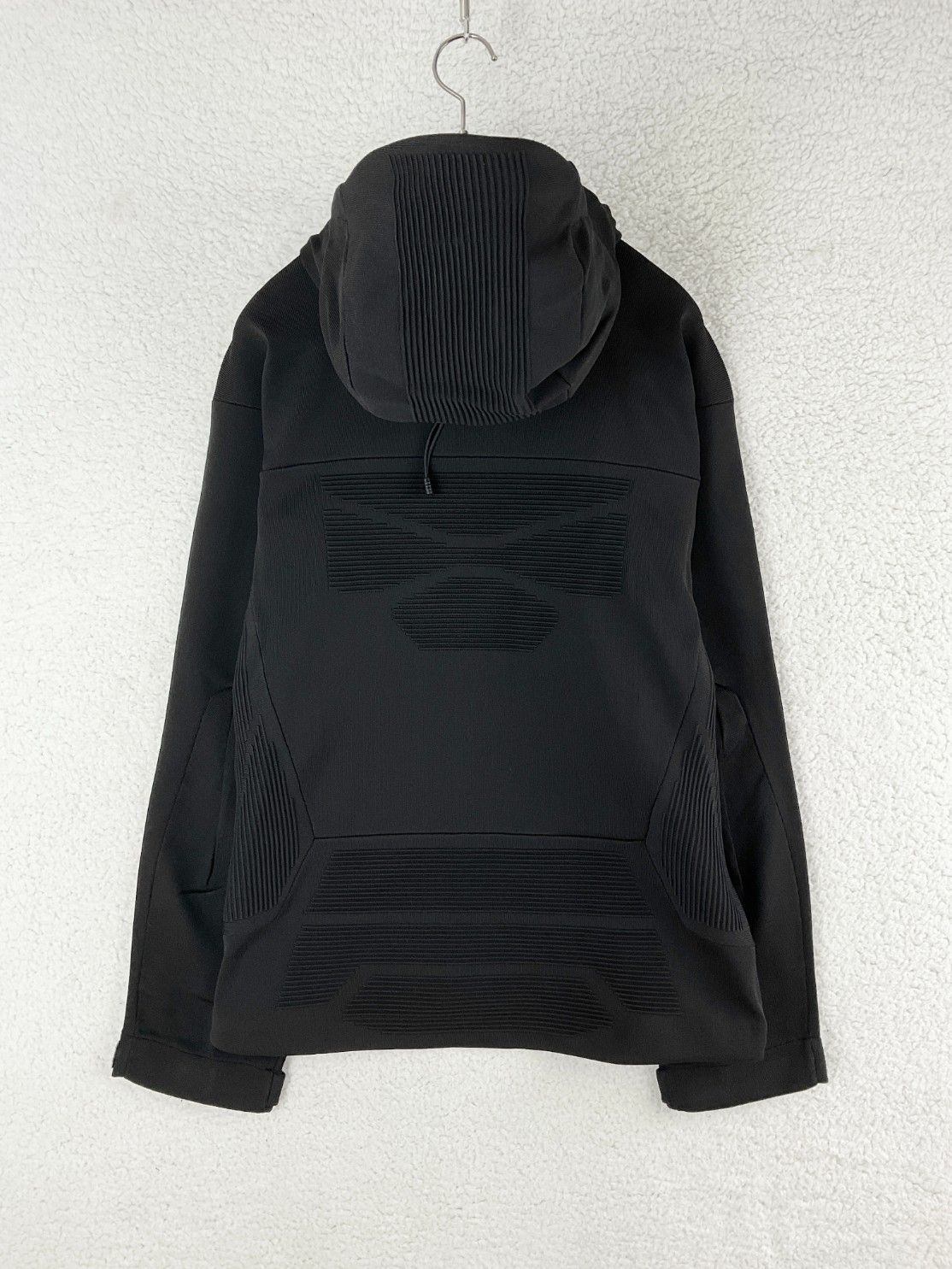 M MAGIC STICK マジックスティック ニッティングシェルジャケット M トリプルブラック げ交渉