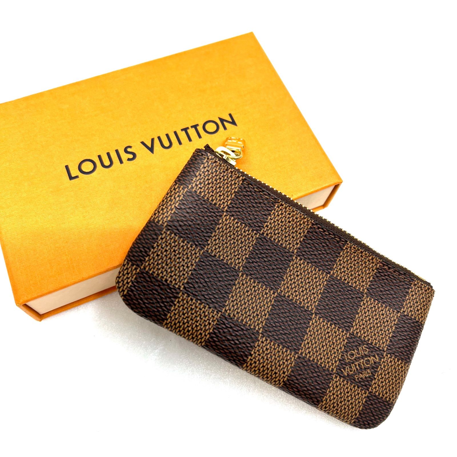 極美品】LOUIS VUITTON ルイヴィトン ポシェットクレ ダミエ N62658 ブラウン系 コインケース - メルカリ