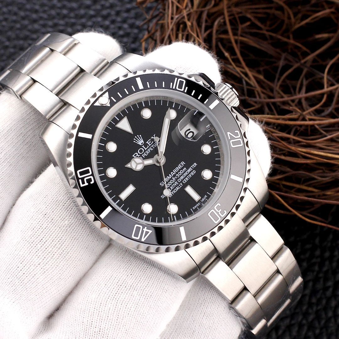 ロレックス サブマリーナー メンズ 41mm｜セラミックベゼル×自動巻き｜強化クリスタルガラス/耐塩害仕様