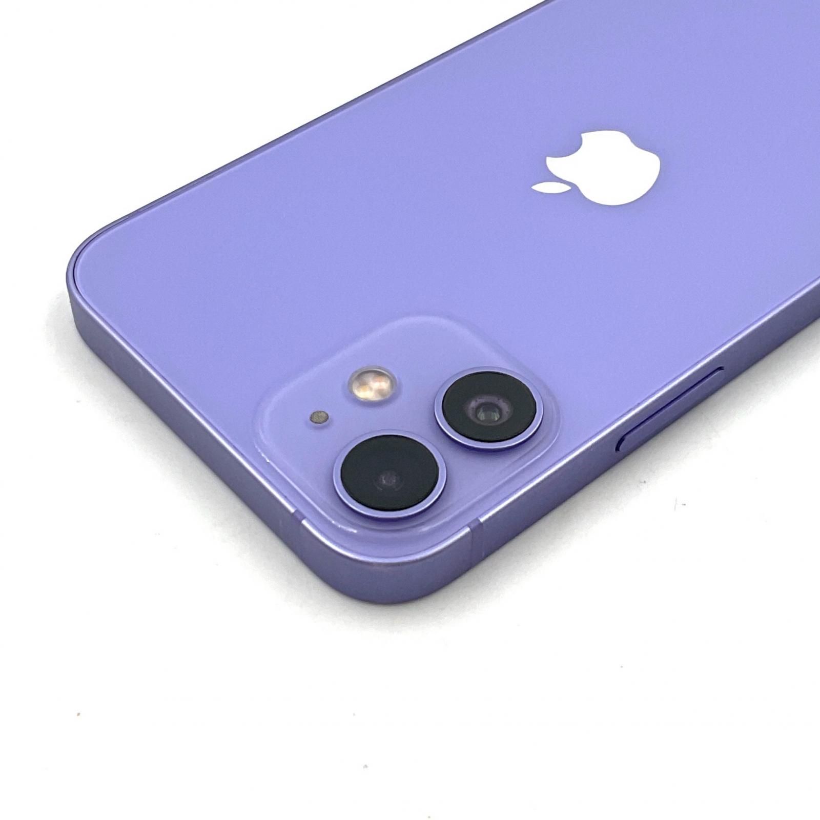 iPhone 12 mini 256GB パープル SIMフリー 白ロム 78%【最速発送】【難 