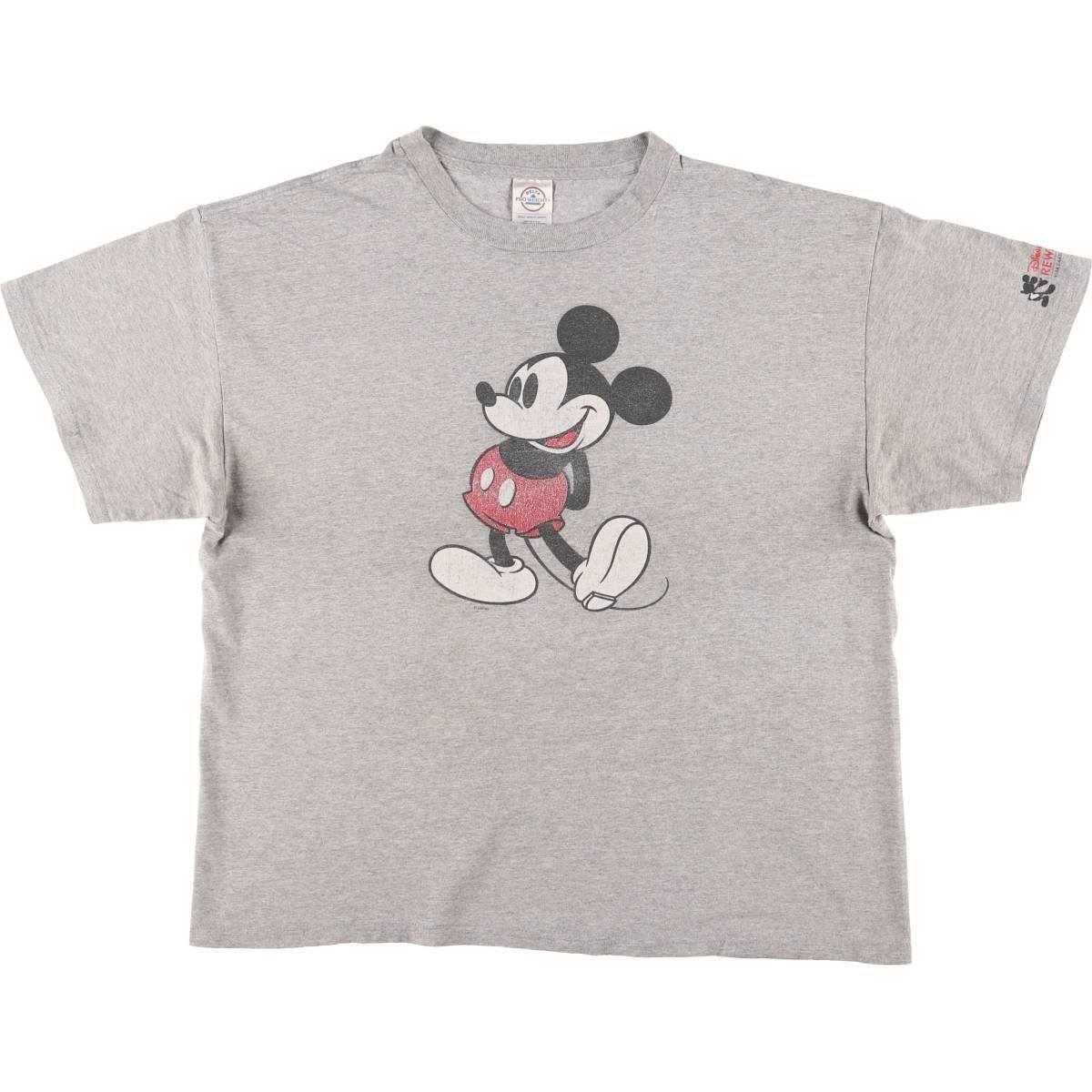 古着 デルタ DELTA MICKEY MOUSE ミッキーマウス キャラクタープリントTシャツ メンズXL相当/eaa567775