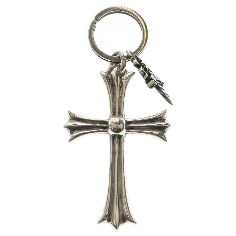 CHROME HEARTS クロムハーツ CH CRS LG-No5 DGGR ラージクロス 5ダガーキーリング シルバーキーリング
