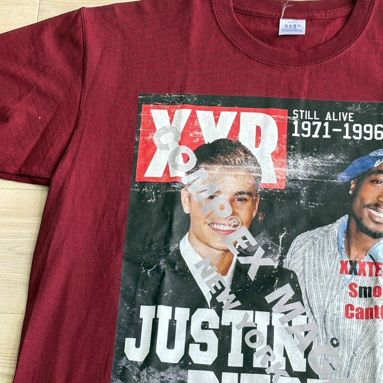 ♡希少♡Justin Timberlake ✖️ P!NK コラボ　Tシャツ 2PAC × Justin Bieber Tシャツ Tシャツ - メルカリ