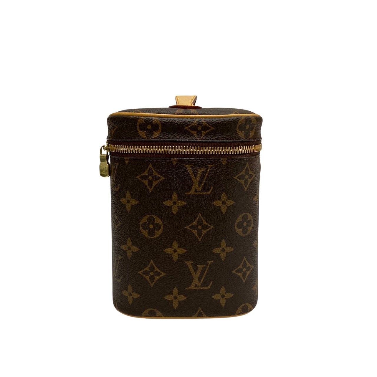 未使用保管品 希少品 LOUIS VUITTON ルイヴィトン ニース BB モノグラム レザー 本革 バニティバッグ ハンドバッグ ブラウン  01616 - メルカリ