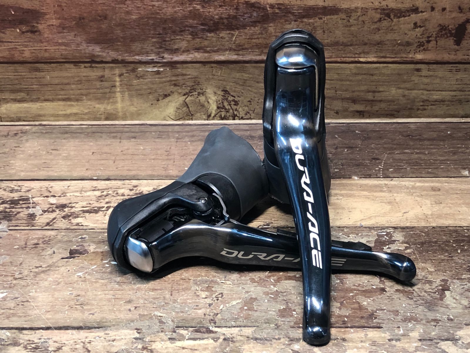IM258 シマノ SHIMANO デュラエース DURA-ACE ST-9000 STIレバー 左右共空打ちのためジャンク