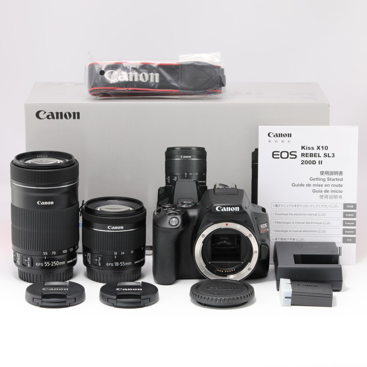 Canon デジタル一眼レフカメラ EOS Kiss X10 ダブルズームキット カメラ本舗｜Camera honpo メルカリ