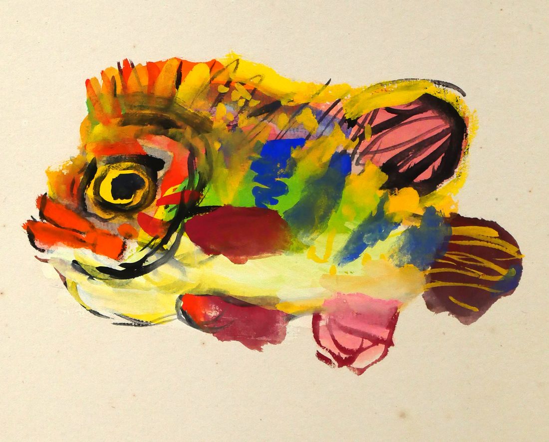 原画）水明の光【SMサイズ／水彩画／#2447】 原画）水明の光【SMサイズ