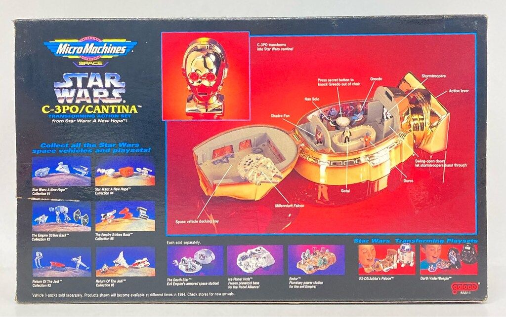 GALOOB MICRO MACHINES SPACE C-3PO CANTINA