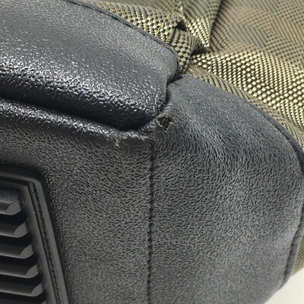 美品】タイトリスト トートバッグ カーキ×黒 ブロックチェック織生地