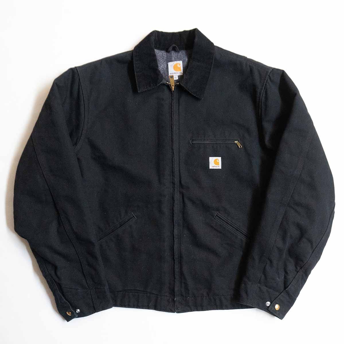 USA製　カーハート　デトロイトジャケット　ブラック　125周年モデル　２XL カーハートデトロイトジャケットブラック125周年