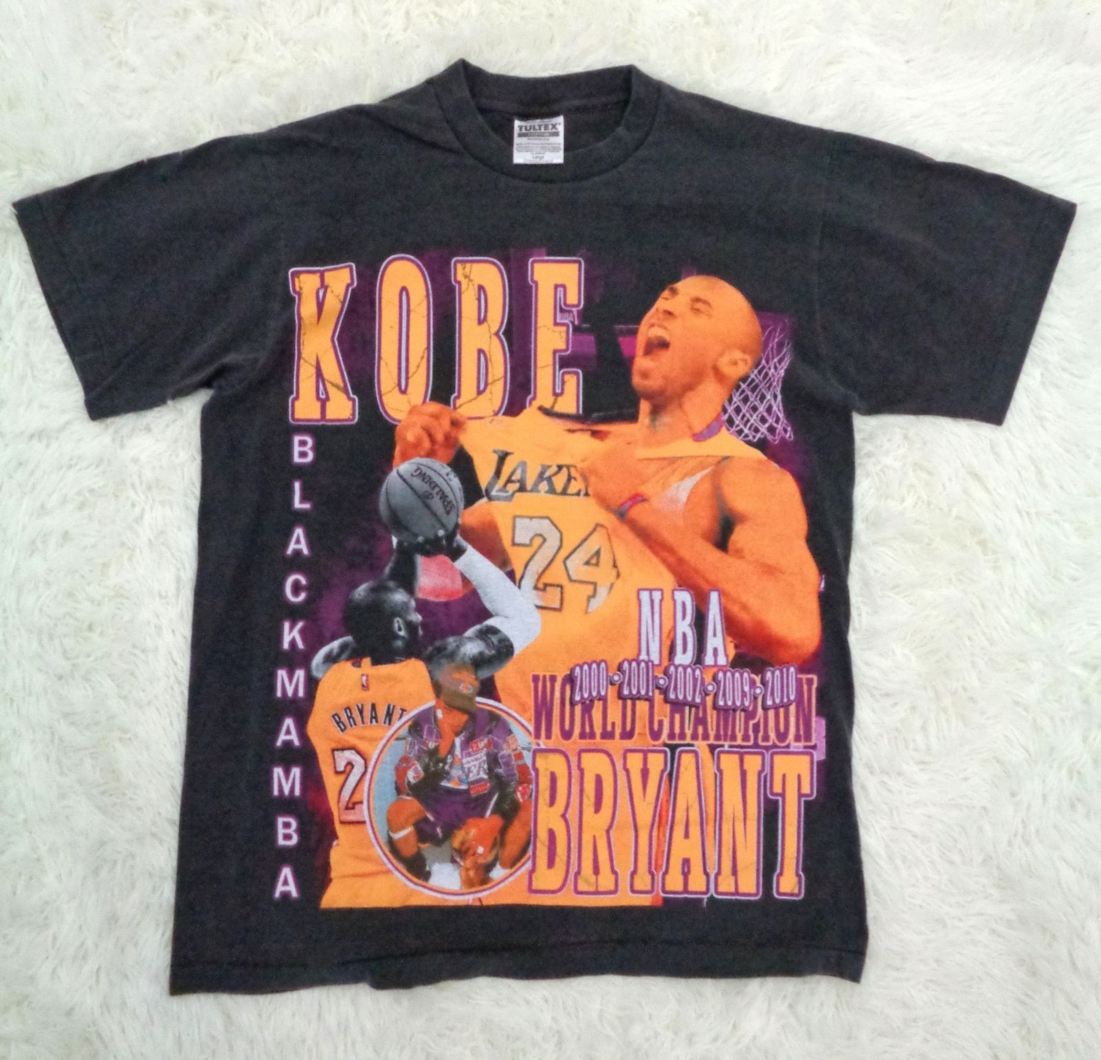 新品未使用】KOBE BRYANT コービーブライアント ラップTEE TULTEX