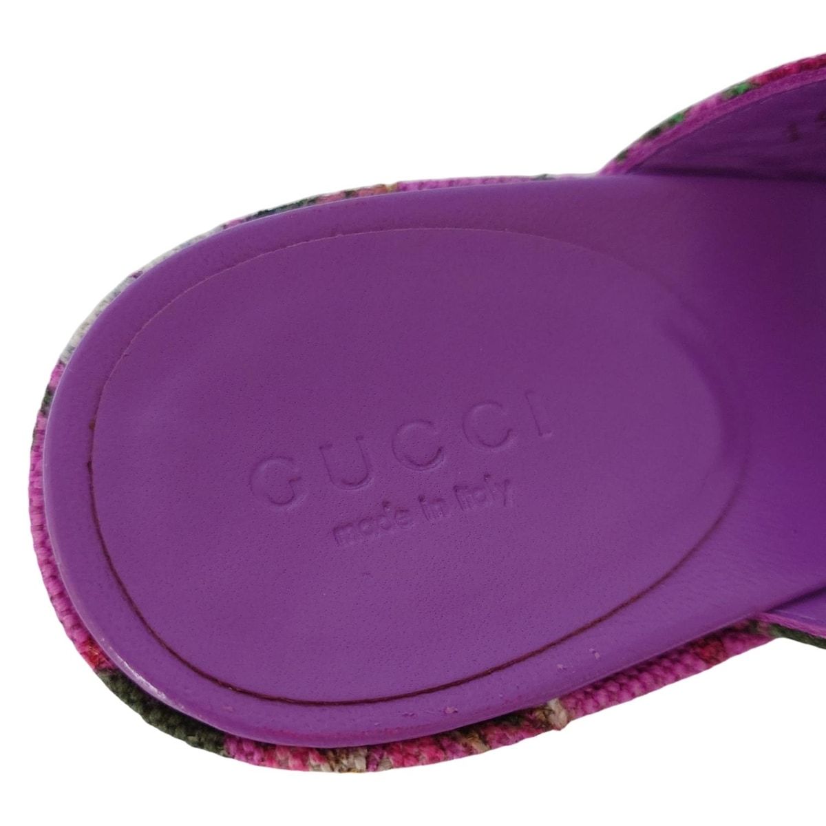 美品】GUCCI グッチ GG ミュール 36C 23cm ピンク