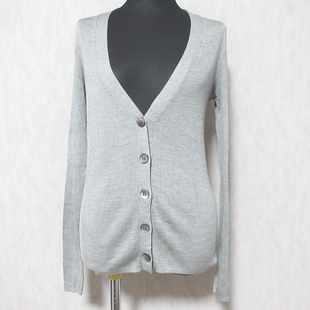 【美品】ユナイテッドアローズ SILKET Vネック カーディガン UNITED ARROWS カーディガン シルクリブ Vネック レディース