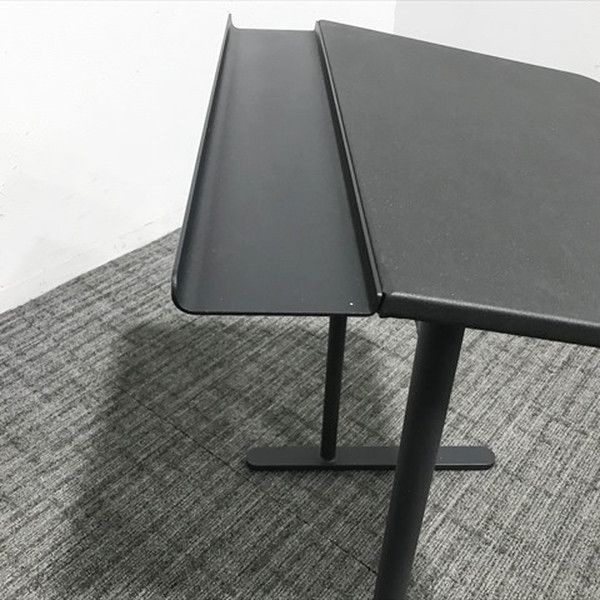 パソコンデスク ペルソ 引出し無 チルトタイプ コクヨ ブラック - メルカリ