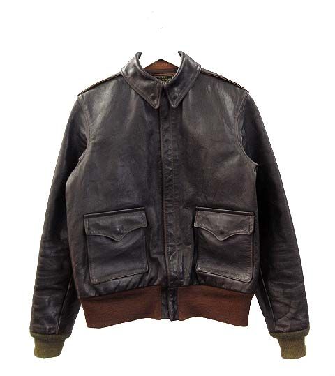 リアルマッコイズ　A-2 6330P シールブラウン　40 The REAL McCOY'S ザリアルマッコイズ TYPE A-2 41-6330P REAL