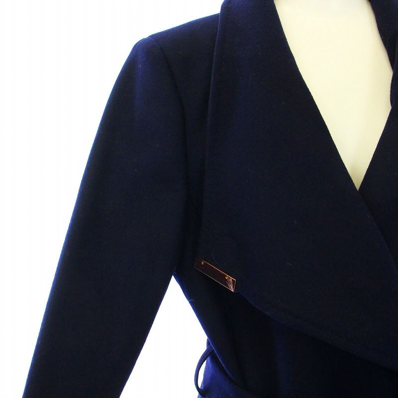 テッドベイカー TED BAKERブラック ケープコート 金属留め具 Ted Baker