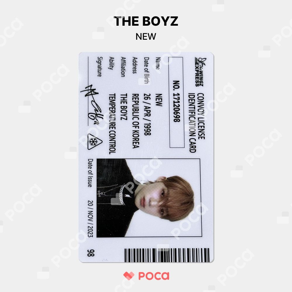 THE BOYZ ニュー トレカ PHANTASY Pt.2 Sixth Sense Warn Ver