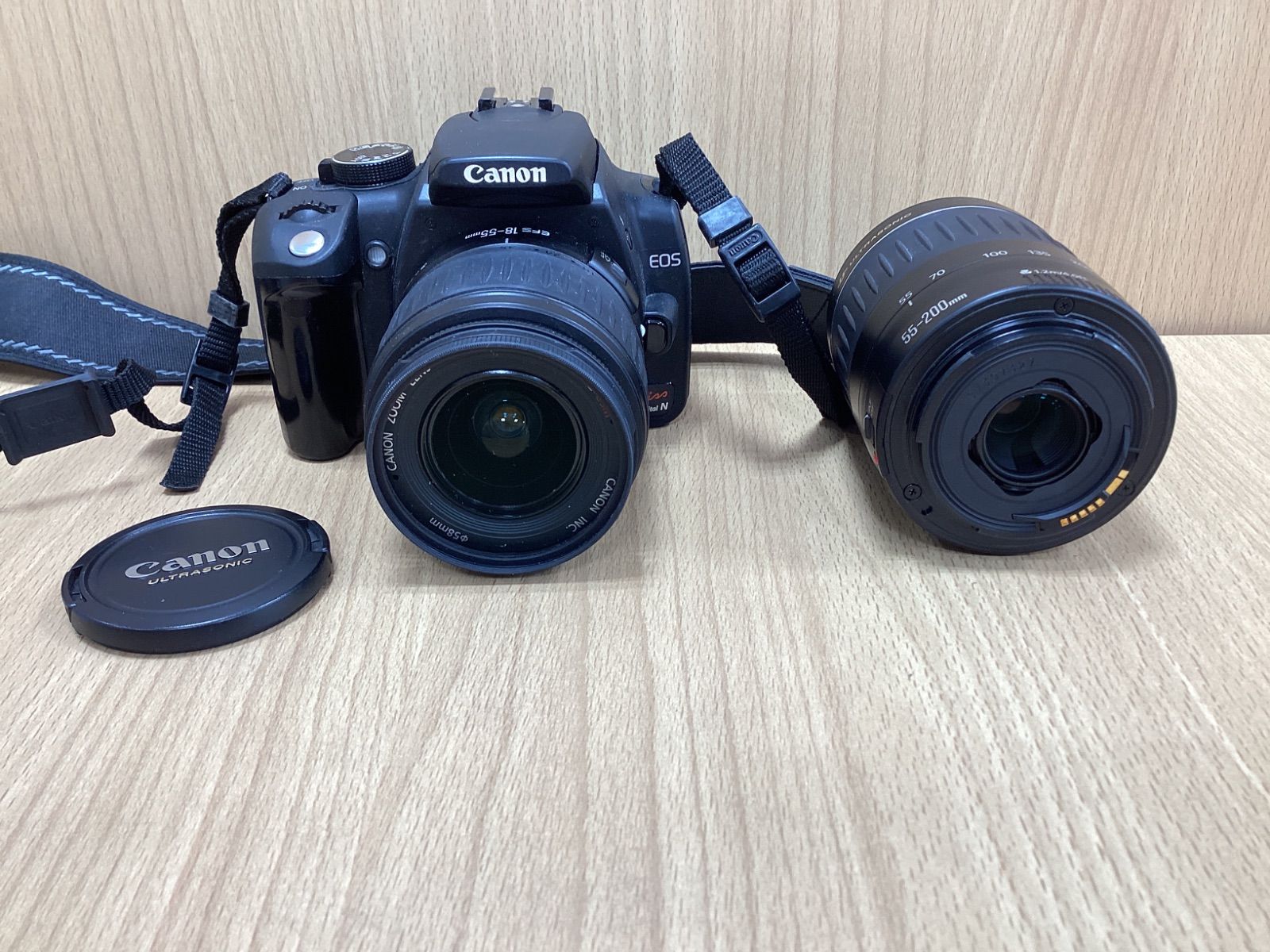 Canon eos Kiss Digital n レンズ 本体1個＋レンズ3本 【公式通販】