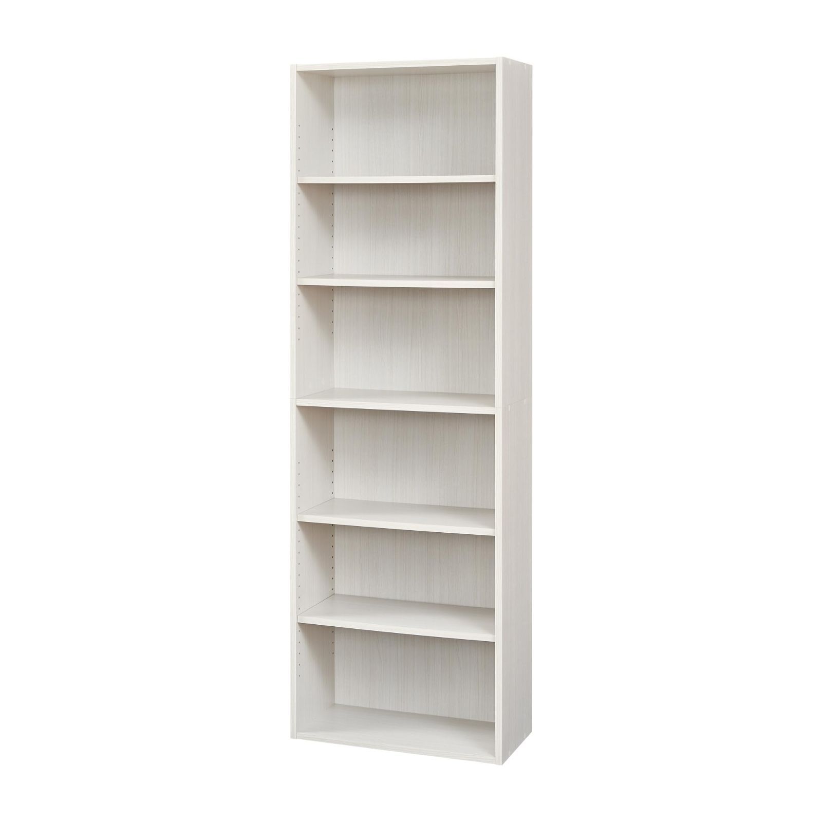 在庫セール FUL-1860WH 幅58.1×奥行29.2×高さ179.7cm ベーシックデザイン 白木目 ホワイト 一人暮らしの部屋にぴったりサイズ フルニコ 同シリーズで組み合わせ自由自在 整理棚 本棚 シェルフ フリーラック 白井産業 Shirai