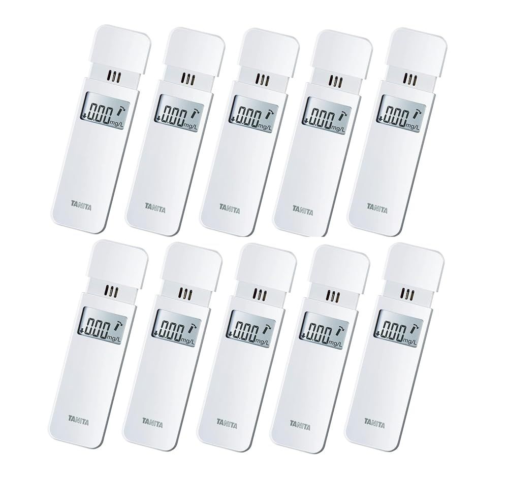 10セット買い タニタ アルコールチェッカー ホワイト EA-100 WH × 10