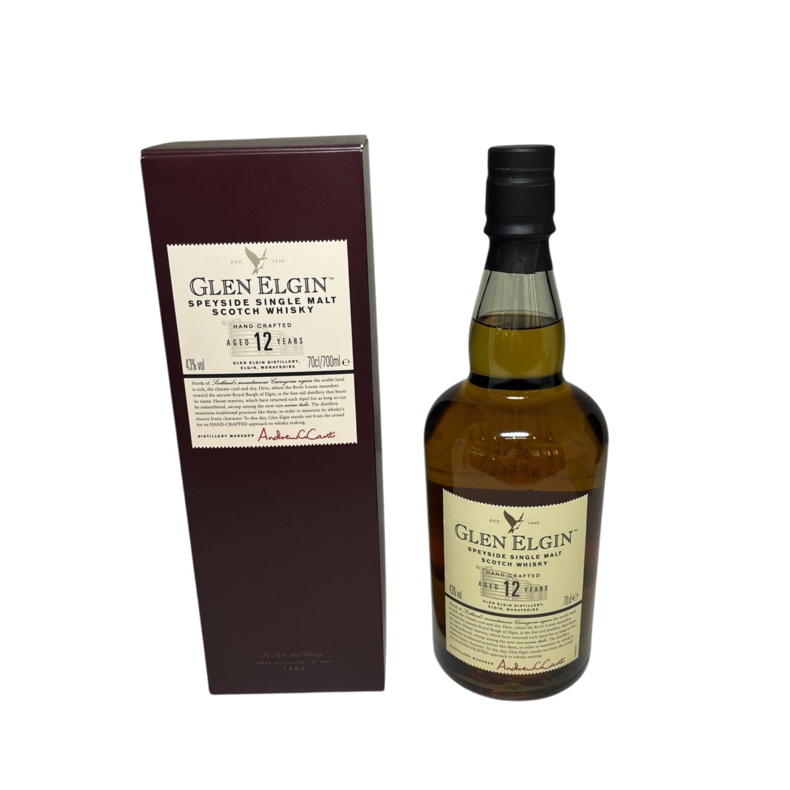 ウイスキー グレンエルギン12年 700ml/43%