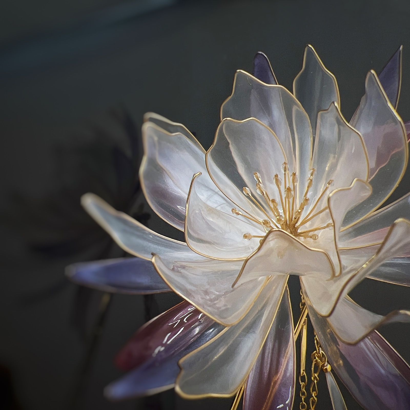 月下美人 朱紫 かんざし h4070 5,500円在庫あり - メルカリ