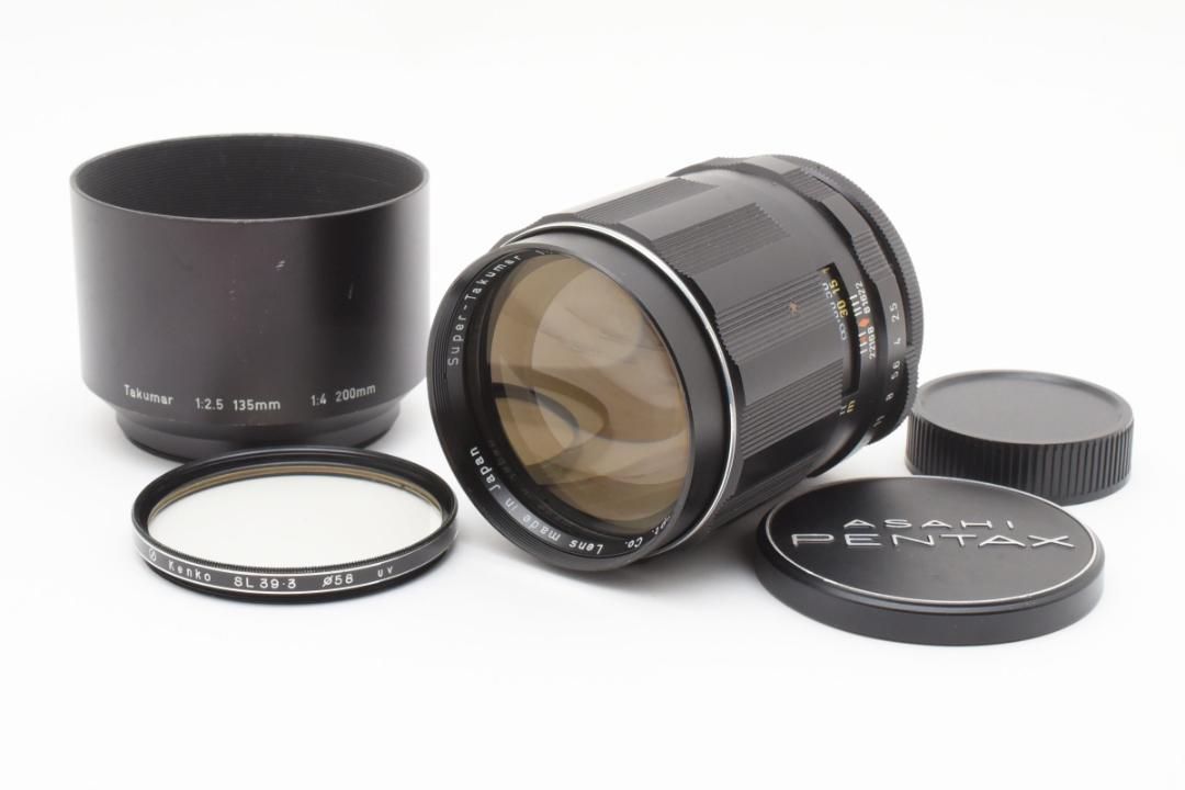 国内初の直営店 Super メルカリ - Y168 純正フード付 F2.5 135mm Takumar レンズ(単焦点)