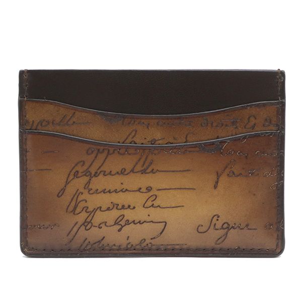 ベルルッティ カードケース バンブー ネオ スクリットレザーカード