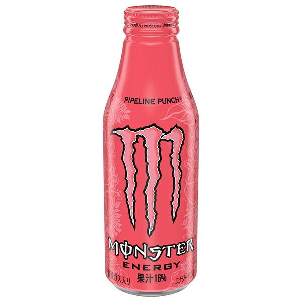 アサヒ飲料 MONSTER モンスター パイプラインパンチ 500mlボトル缶×24本入× 2ケース ｜ 炭酸飲料 栄養 エナジードリンク