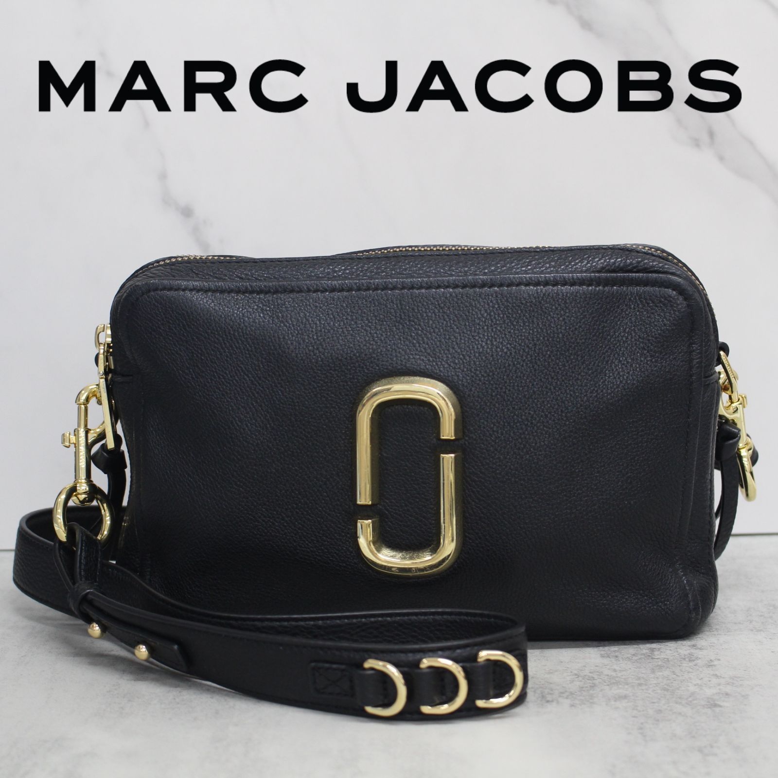 A56】MARC JACOBS THE SOFTSHOT 27 ブラック 美品 - 【ショップ情報