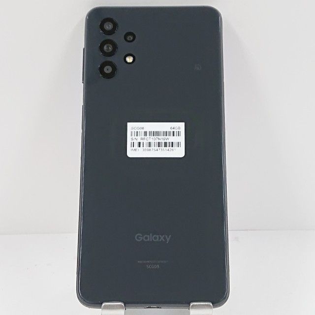 Galaxy A32 5G SCG08 au オーサムブラック 送料無料 本体 c14690