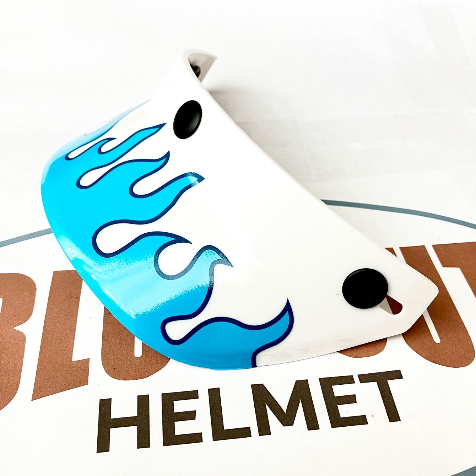 Blowout 3点留め フレイムス ヘルメットバイザー オーシャンビートル 