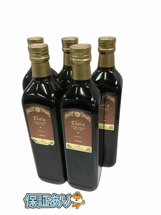 未開栓 そらみつ 油 エキストラバージン オリーブオイル エライア レッド 750mL 5点 賞味期限2026.08 AQK686232相