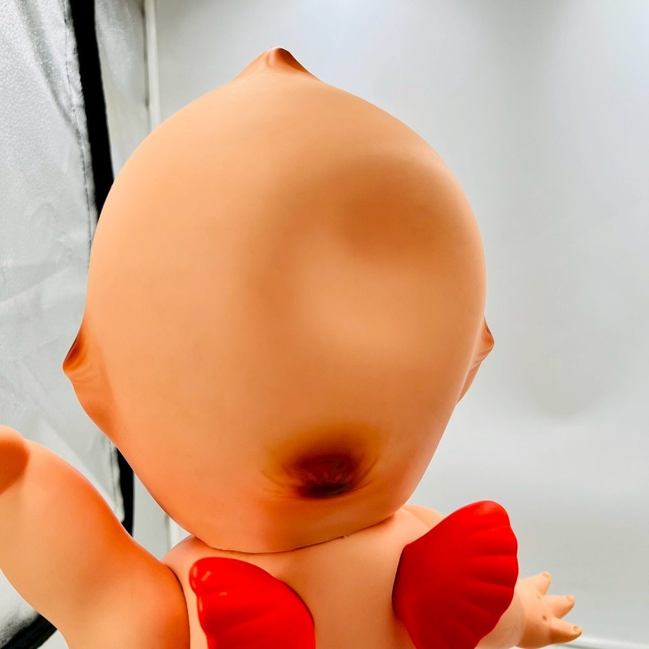 キューピー 羽根の色がない 激レア 昭和レトロ ヴィンテージ 約10センチ