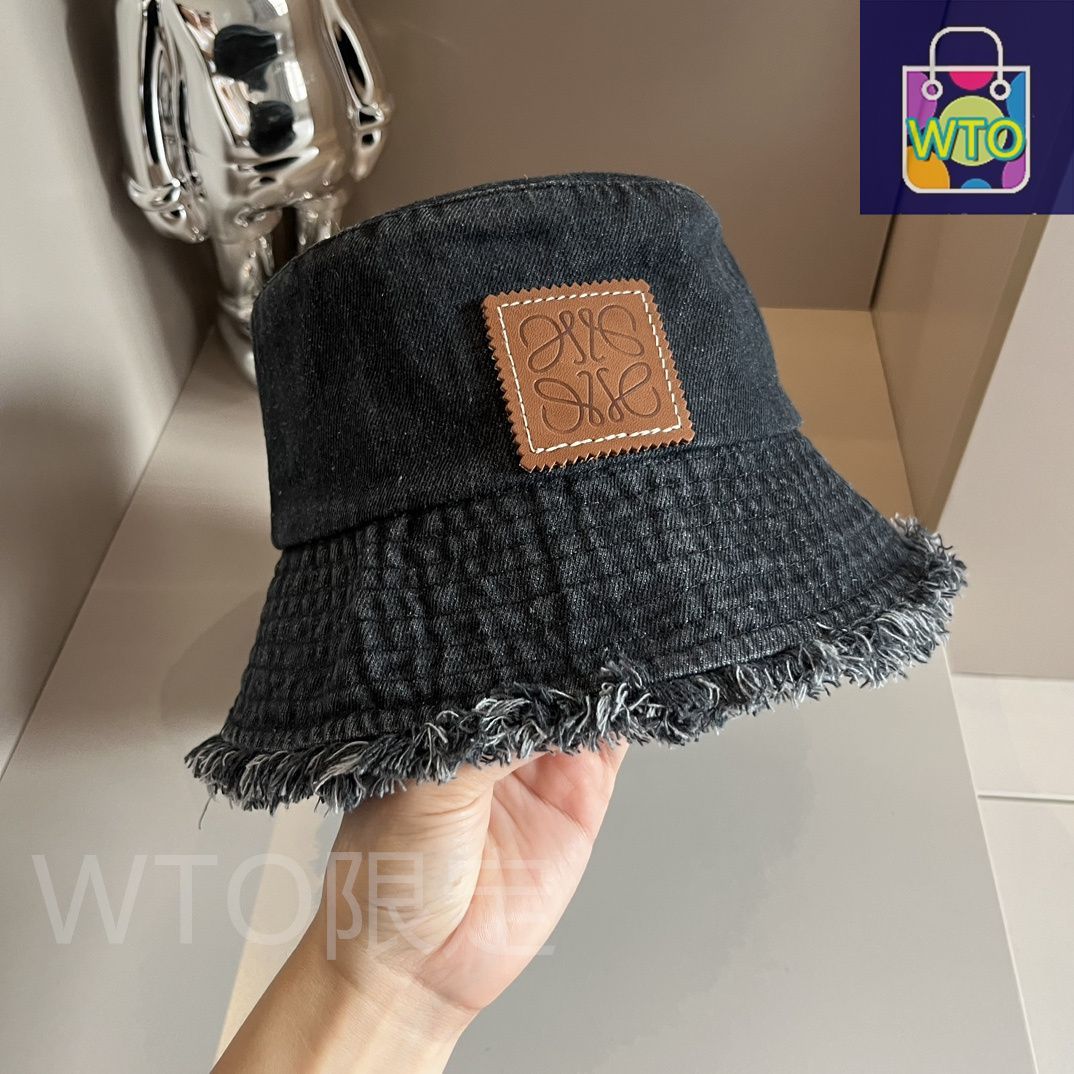 LOEWE ロエベ　デニム バケットハット LOEWE（ロエベ）のデニムバケットハット -WTO輸入1-SLX24 - メルカリ