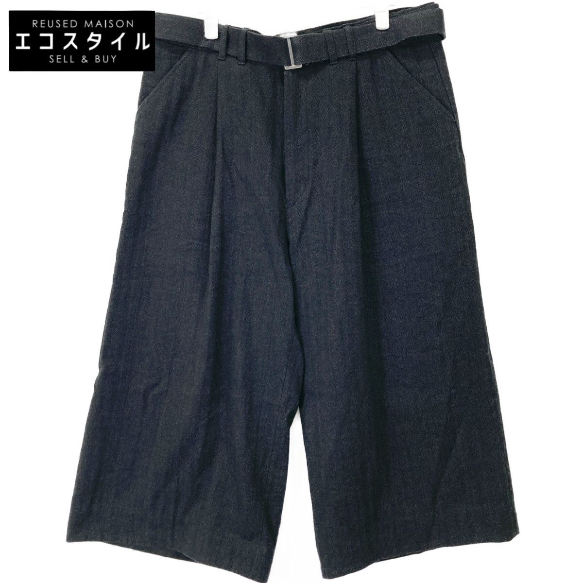 The Viridi-anne ザ ヴィリディアン ブラック Herringbone short pants 4