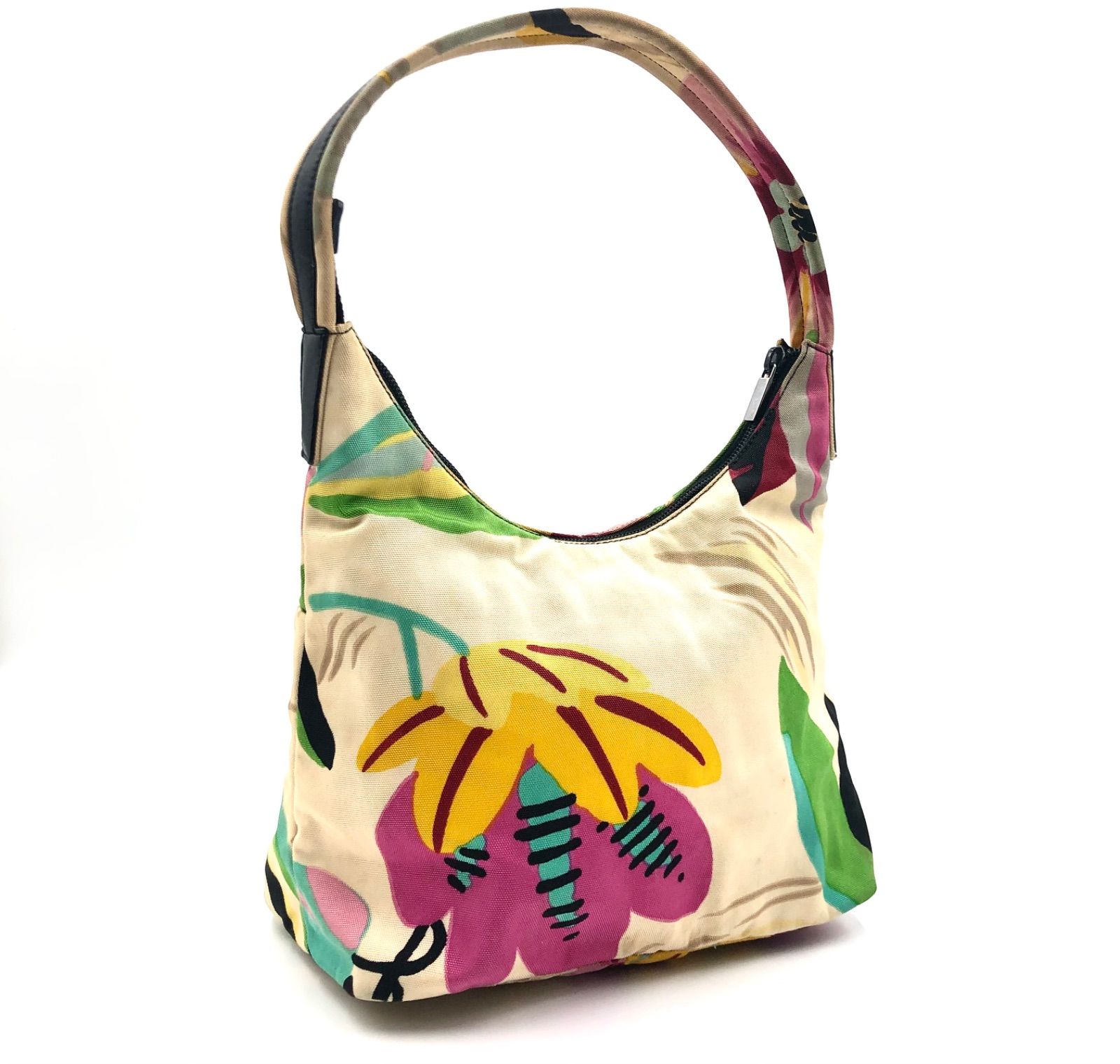 □美品□希少□GUCCI グッチ ワンショルダーバッグ フローラ 