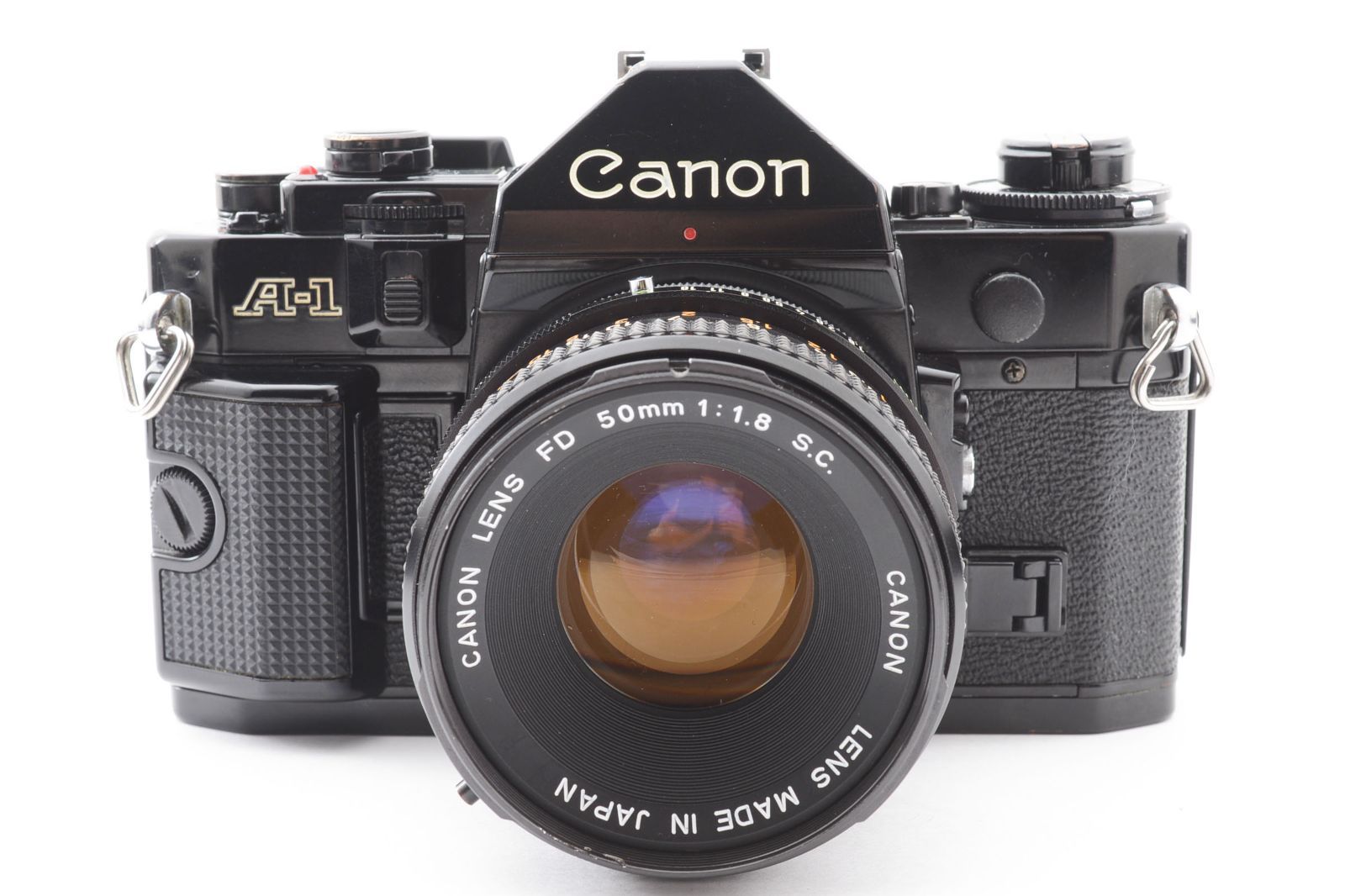 動作保証】CANON A-1+レンズ50mmF1.8 + POWER WINDER D21 - Green shop