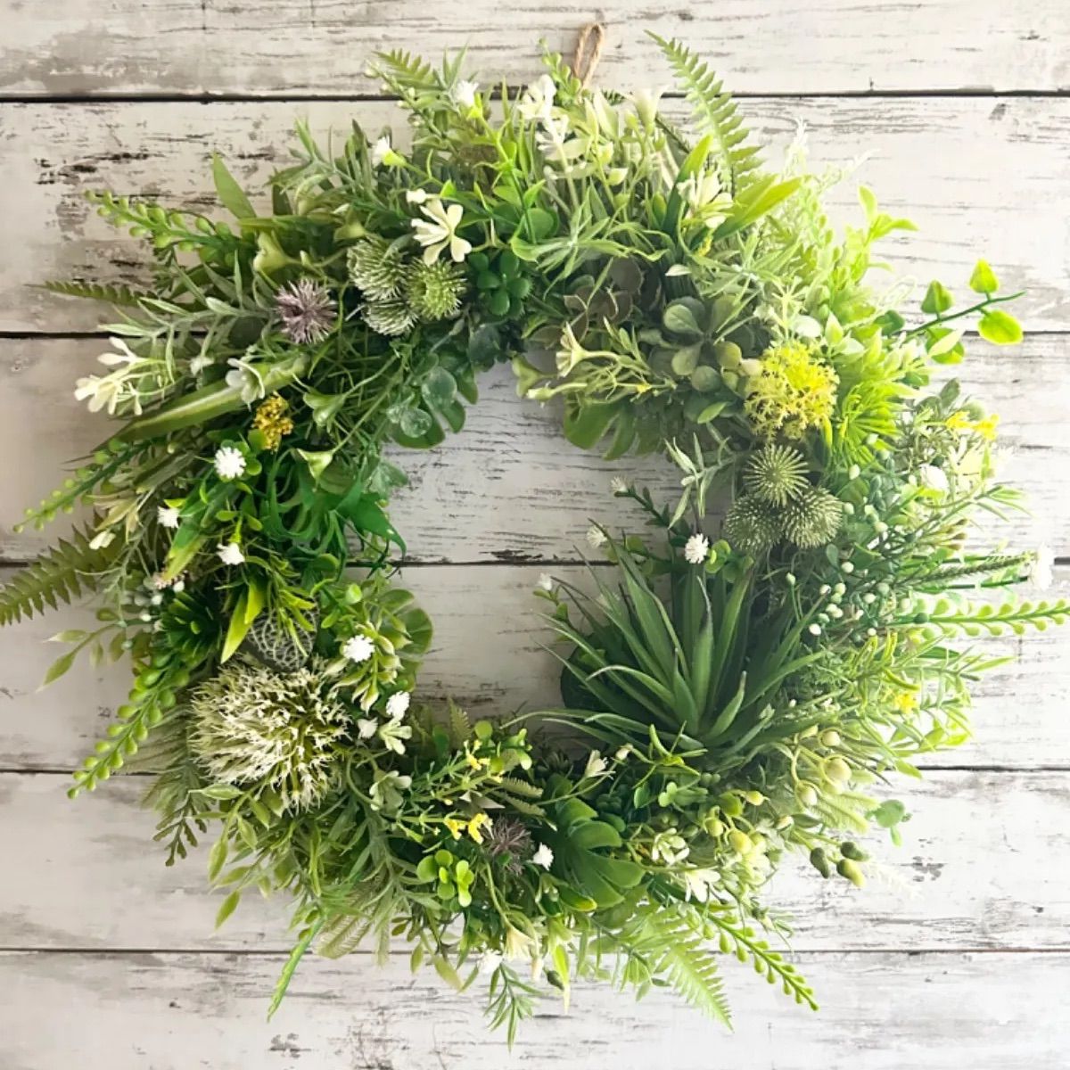 5-91 大きめリース グリーンリース ボタニカル ナチュラルリース  