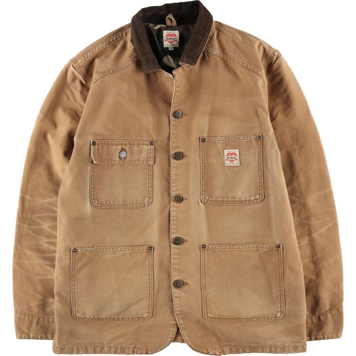 古着 カーハート Carhartt WORK IN PROGRESS SETTLER JACKET ダックカバーオール メンズXL相当/eaa411730