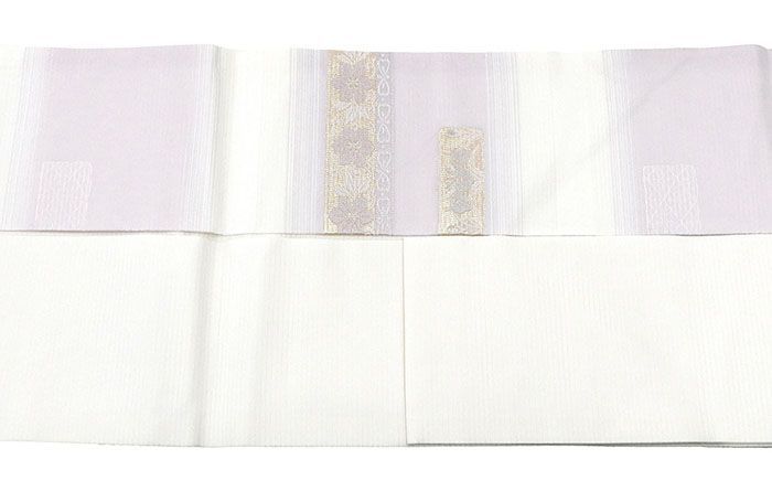 夏帯 名古屋帯 新品 仕立て上がり 京都イシハラ謹製 吉祥草花