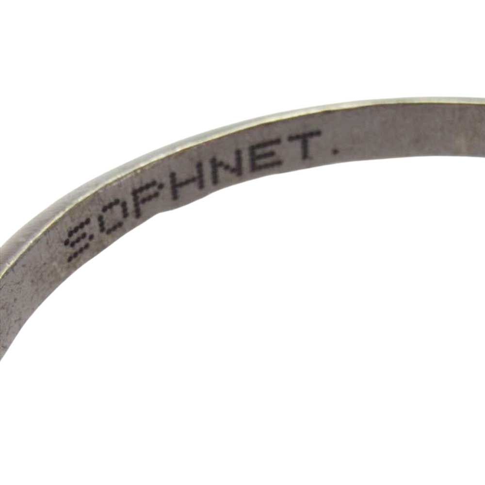 SOPHNET. ソフネット ブレスレット スターエンド バングル シルバー系 