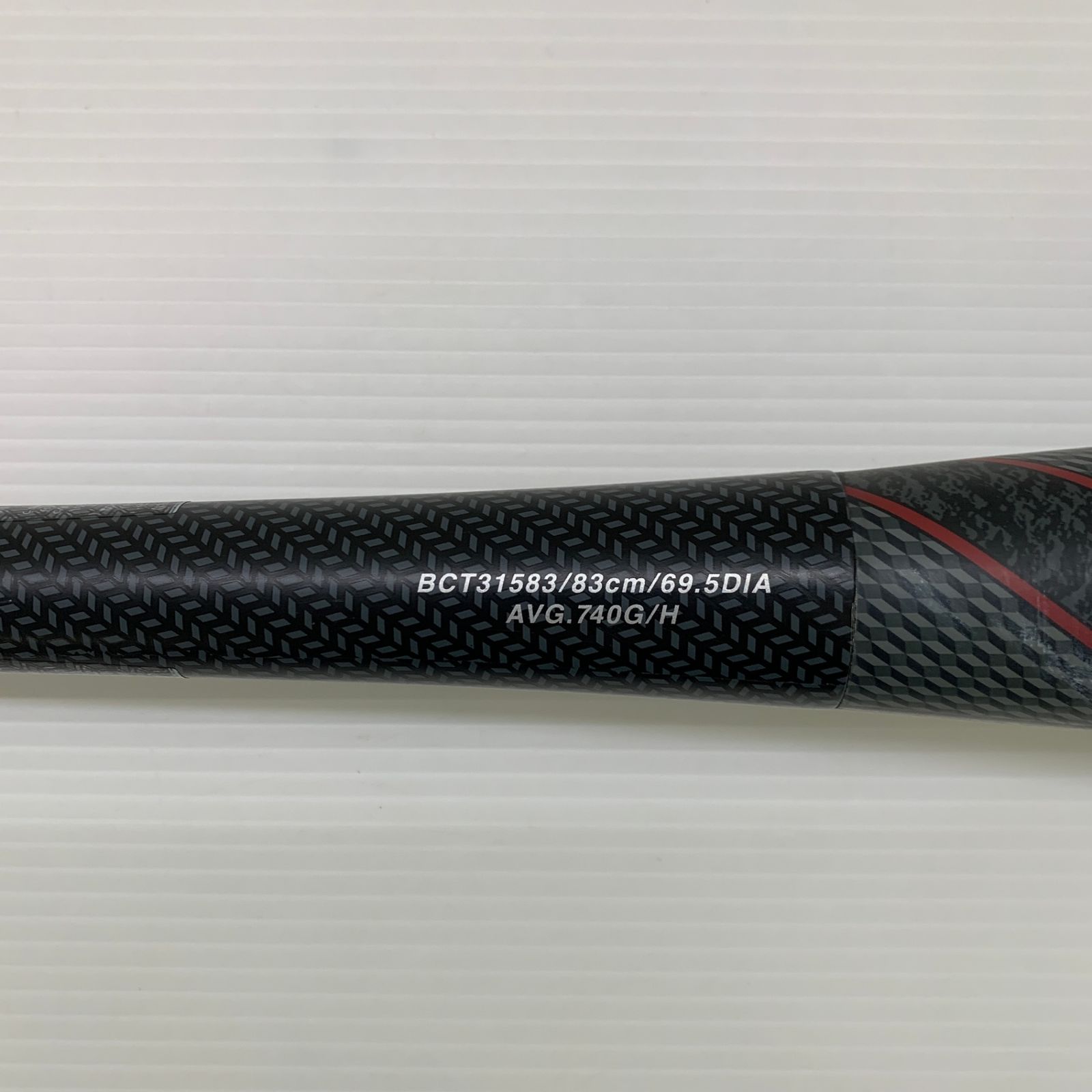 ZETT - 中古品 ゼット ZETT バットモンスターブラックキャノン 軟式 FRP製 バット BCT31583 ケース付き 6847 中古品 ゼット ZETT バットモンスターブラックキャノン 軟式 FRP