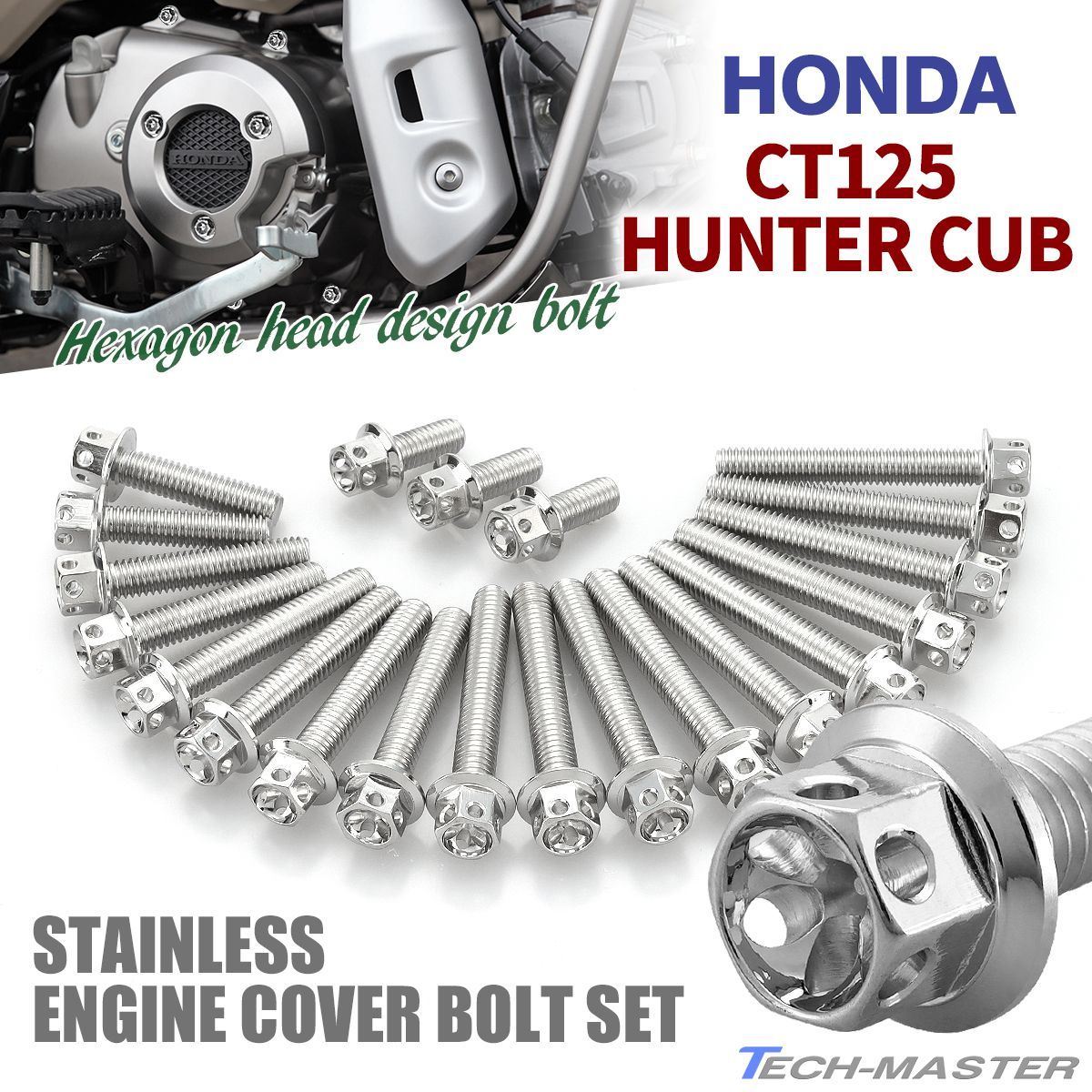 HONDA CT125 ハンターカブ JA55 20-22年 エンジンカバー クラッチ 