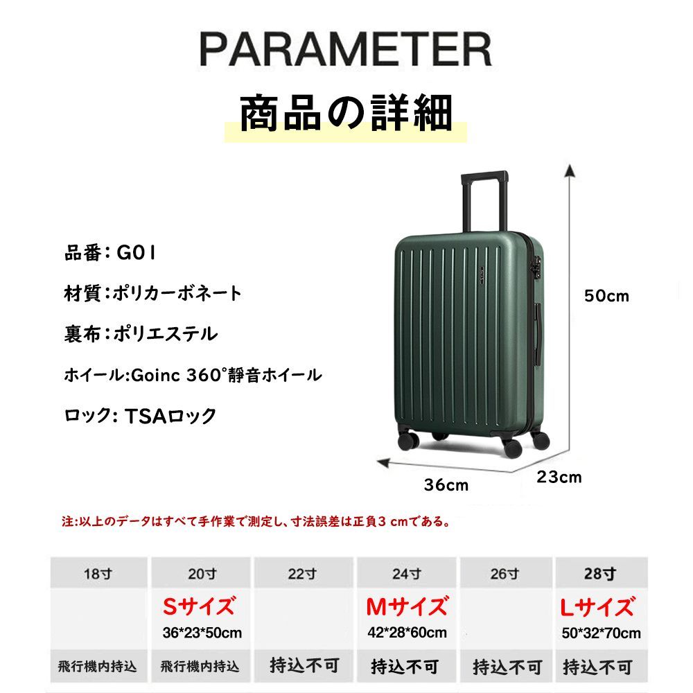 スーツケース 機内持ち込み 軽量 小型 Sサイズ 上開き ジッパー ハード フロントオープン おしゃれ 人気 短途旅行 容量42L 出張 1-3日用  ABS?脂 4色 1年保証 メルカリShops