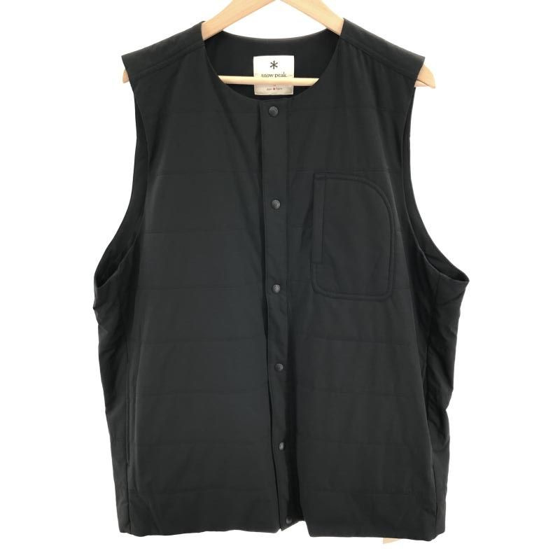 【中古】SNOW PEAK Flexible Insulated Vest サイズXL 黒 SW-23SU004 スノーピーク[91]