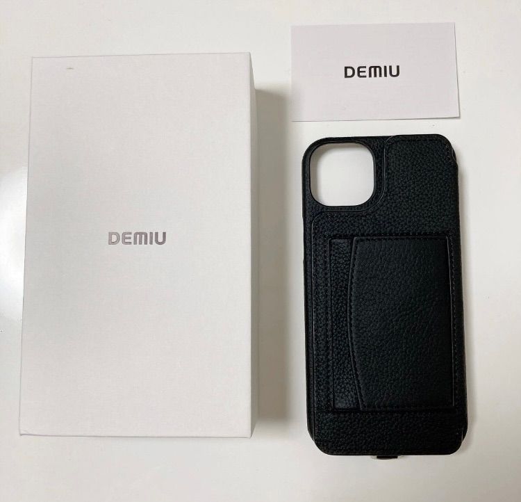 BV様DEMIU デミュウiPhone14ケース　POCHEポシェブラック　新品 DEMIU - 【残りわずか】Poche Flat(BLACK) | ACRMTSM ONLINE STORE