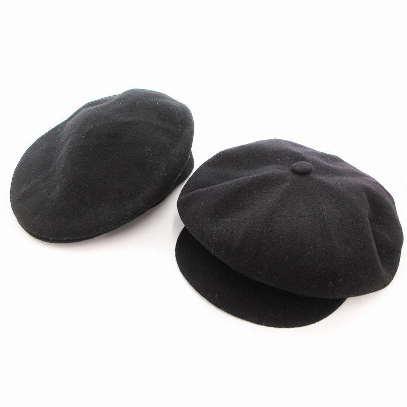 CA4LA カシラ キャスケット 帽子 グレー レディース リボン 帽子 服飾