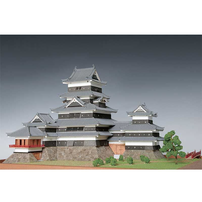 ウッディジョー 木製模型 1|150 松本城